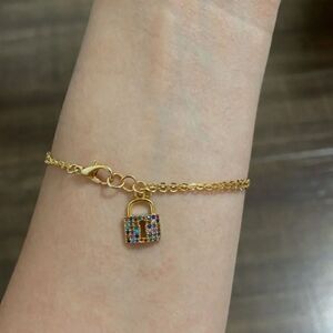Diamond lock bracelet vR 389